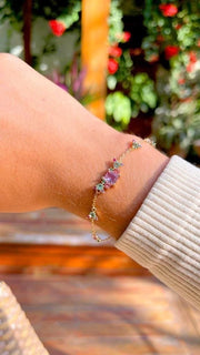 Pulseira Quadrado Ametista